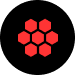 group of hexagons icon